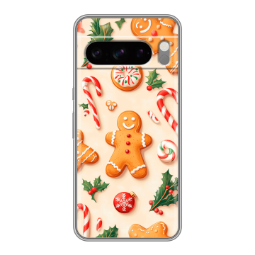 Силиконовый чехол на Google Pixel 8 Pro с принтом Новый год