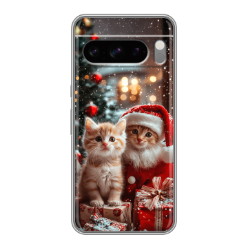 Силиконовый чехол на Google Pixel 8 Pro с принтом Новый год