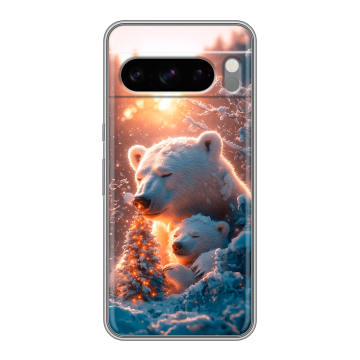 Силиконовый чехол на Google Pixel 8 Pro с принтом Новый год Силиконовый чехол на Google Pixel 8 Pro с принтом Новый год