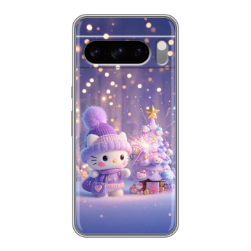 Силиконовый чехол на Google Pixel 8 Pro с принтом Новый год Силиконовый чехол на Google Pixel 8 Pro с принтом Новый год