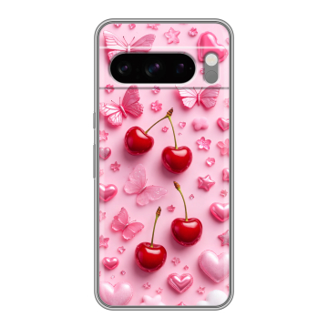 Силиконовый чехол на Google Pixel 8 Pro с принтом для девочек