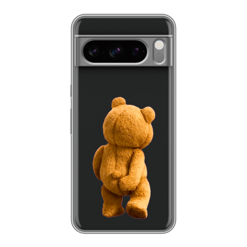Силиконовый чехол на Google Pixel 8 Pro с принтом Медведь Силиконовый чехол на Google Pixel 8 Pro с принтом Медведь