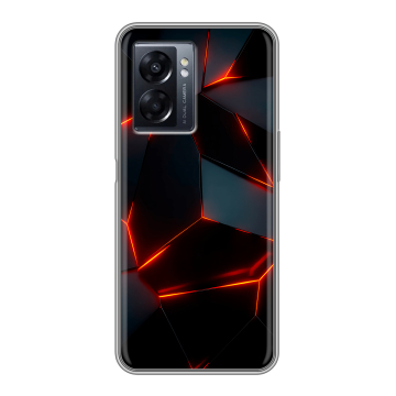 Силиконовый чехол на OPPO A57 5G с принтом Яркие абстракции Силиконовый чехол на OPPO A57 5G с принтом Яркие абстракции