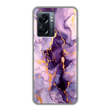 Силиконовый чехол на OPPO A57 5G с принтом Мрамор Силиконовый чехол на OPPO A57 5G с принтом Мрамор