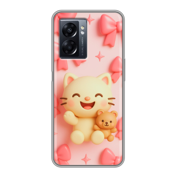 Силиконовый чехол на OPPO A57 5G с принтом для девочек Силиконовый чехол на OPPO A57 5G с принтом для девочек