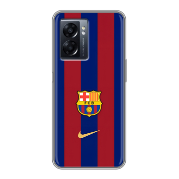 Силиконовый чехол на OPPO A57 5G с принтом Барселона Barcelona