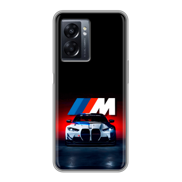 Силиконовый чехол на OPPO A57 5G с принтом БМВ BMW Силиконовый чехол на OPPO A57 5G с принтом БМВ BMW