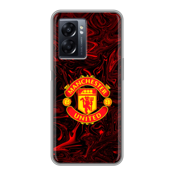 Силиконовый чехол на OPPO A57 5G с принтом Manchester United