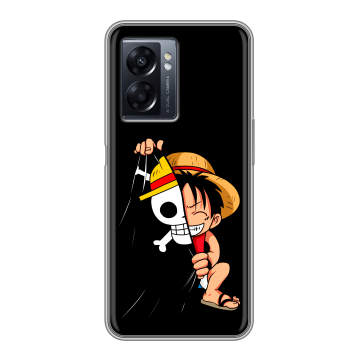 Силиконовый чехол на OPPO A57 5G с принтом One Piece Ван Пис