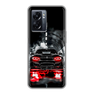 Силиконовый чехол на OPPO A57 5G с принтом BMW БМВ Силиконовый чехол на OPPO A57 5G с принтом BMW БМВ