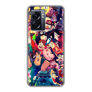Силиконовый чехол на OPPO A57 5G с принтом Gravity Falls Гравити Фолз Силиконовый чехол на OPPO A57 5G с принтом Gravity Falls Гравити Фолз