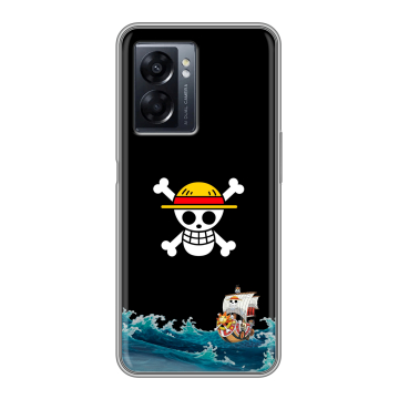 Силиконовый чехол на OPPO A57 5G с принтом One Piece Ван Пис Силиконовый чехол на OPPO A57 5G с принтом One Piece Ван Пис