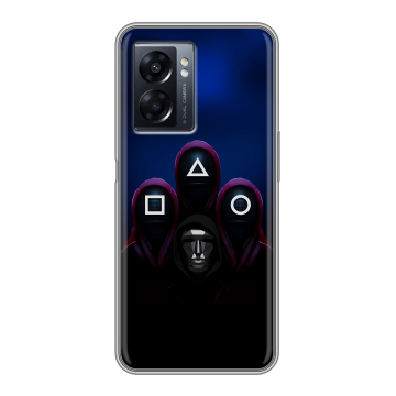 Силиконовый чехол на OPPO A57 5G с принтом Игра Кальмара