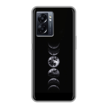 Силиконовый чехол на OPPO A57 5G с принтом женский