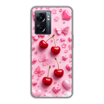 Силиконовый чехол на OPPO A57 5G с принтом для девочек Силиконовый чехол на OPPO A57 5G с принтом для девочек