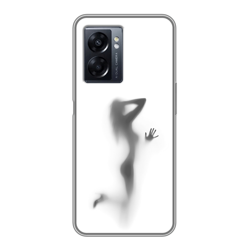 Силиконовый чехол на OPPO A57 5G с принтом Силуэт Силиконовый чехол на OPPO A57 5G с принтом Силуэт