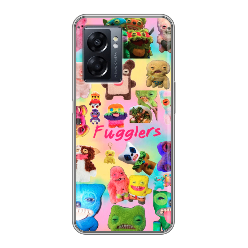 Силиконовый чехол на OPPO A57 5G с принтом Флагер Fuggler Силиконовый чехол на OPPO A57 5G с принтом Флагер Fuggler