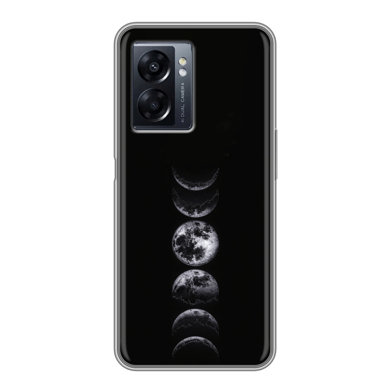 Силиконовый чехол на OPPO A57 5G с принтом женский Силиконовый чехол на OPPO A57 5G с принтом женский