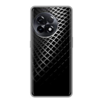 Силиконовый чехол на OnePlus 11R с принтом Текстура металла Силиконовый чехол на OnePlus 11R с принтом Текстура металла