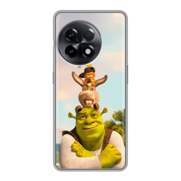 Силиконовый чехол на OnePlus 11R с принтом Шрек Shrek Силиконовый чехол на OnePlus 11R с принтом Шрек Shrek