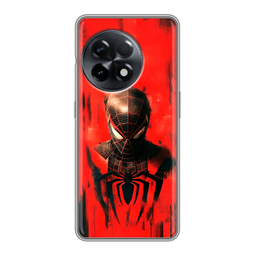 Силиконовый чехол на OnePlus 11R с принтом человек паук spiderman Силиконовый чехол на OnePlus 11R с принтом человек паук spiderman