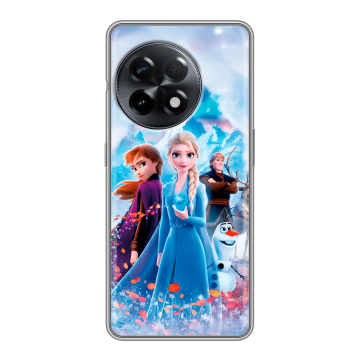 Силиконовый чехол на OnePlus 11R с принтом Холодное сердце Frozen Силиконовый чехол на OnePlus 11R с принтом Холодное сердце Frozen