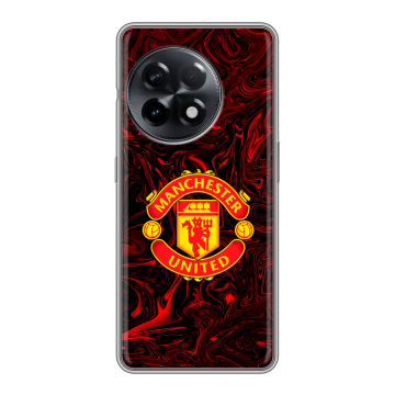 Силиконовый чехол на OnePlus 11R с принтом Manchester United Силиконовый чехол на OnePlus 11R с принтом Manchester United