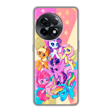 Силиконовый чехол на OnePlus 11R с принтом My little pony Дружба чудо Силиконовый чехол на OnePlus 11R с принтом My little pony Дружба чудо