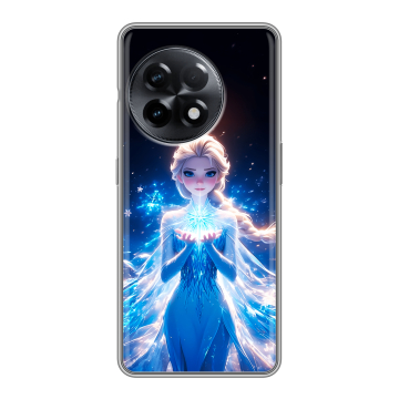 Силиконовый чехол на OnePlus 11R с принтом Холодное сердце Frozen Силиконовый чехол на OnePlus 11R с принтом Холодное сердце Frozen