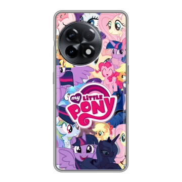 Силиконовый чехол на OnePlus 11R с принтом My little pony Дружба чудо Силиконовый чехол на OnePlus 11R с принтом My little pony Дружба чудо