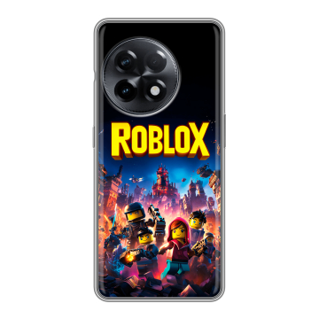 Силиконовый чехол на OnePlus 11R с принтом Roblox Роблокс Силиконовый чехол на OnePlus 11R с принтом Roblox Роблокс