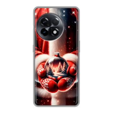 Силиконовый чехол на OnePlus 11R с принтом Новый год Силиконовый чехол на OnePlus 11R с принтом Новый год