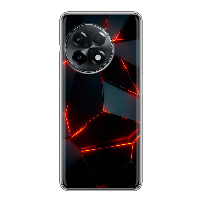 Силиконовый чехол на OnePlus 11R с принтом Яркие абстракции Силиконовый чехол на OnePlus 11R с принтом Яркие абстракции