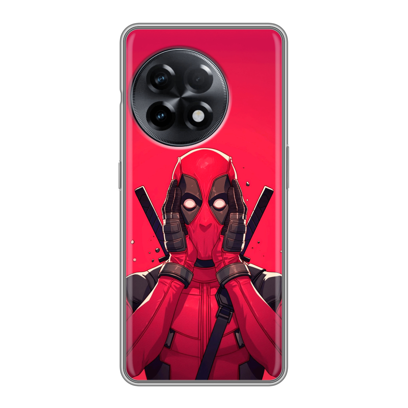 Силиконовый чехол на OnePlus 11R с принтом Дедпул Deadpool Силиконовый чехол на OnePlus 11R с принтом Дедпул Deadpool