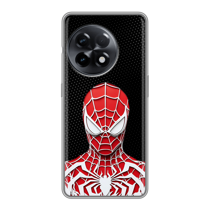 Силиконовый чехол на OnePlus 11R с принтом человек паук spiderman Силиконовый чехол на OnePlus 11R с принтом человек паук spiderman