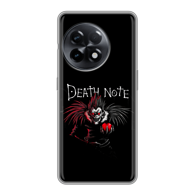 Силиконовый чехол на OnePlus 11R с принтом Death note Тетрадь смерти Силиконовый чехол на OnePlus 11R с принтом Death note Тетрадь смерти