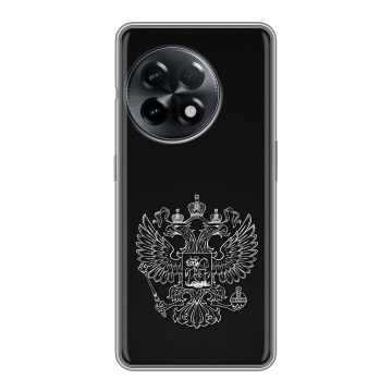 Силиконовый чехол на OnePlus Ace 2 с принтом Герб России Силиконовый чехол на OnePlus Ace 2 с принтом Герб России