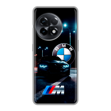 Силиконовый чехол на OnePlus Ace 2 с принтом БМВ BMW Силиконовый чехол на OnePlus Ace 2 с принтом БМВ BMW
