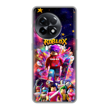 Силиконовый чехол на OnePlus Ace 2 с принтом Roblox Роблокс Силиконовый чехол на OnePlus Ace 2 с принтом Roblox Роблокс