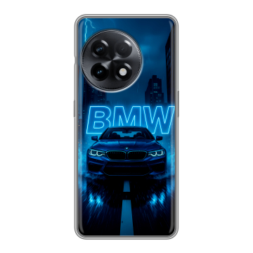 Силиконовый чехол на OnePlus Ace 2 с принтом BMW БМВ Силиконовый чехол на OnePlus Ace 2 с принтом BMW БМВ