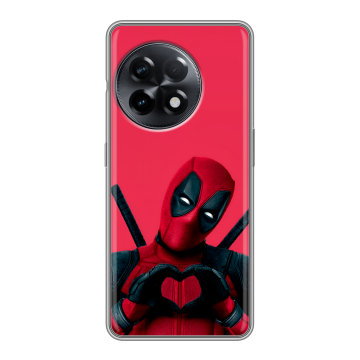 Силиконовый чехол на OnePlus Ace 2 с принтом Дедпул Deadpool Силиконовый чехол на OnePlus Ace 2 с принтом Дедпул Deadpool