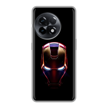 Силиконовый чехол на OnePlus Ace 2 с принтом IronMan Железный человек Силиконовый чехол на OnePlus Ace 2 с принтом IronMan Железный человек