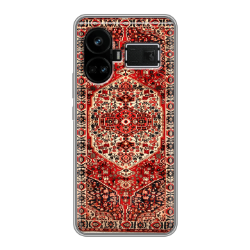 Силиконовый чехол на Realme GT5 с принтом Ковер