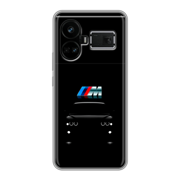 Силиконовый чехол на Realme GT5 с принтом БМВ BMW Силиконовый чехол на Realme GT5 с принтом БМВ BMW