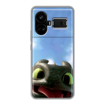 Силиконовый чехол на Realme GT5 с принтом Как приручить дракона Силиконовый чехол на Realme GT5 с принтом Как приручить дракона