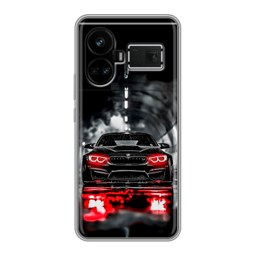 Силиконовый чехол на Realme GT5 с принтом BMW БМВ Силиконовый чехол на Realme GT5 с принтом BMW БМВ