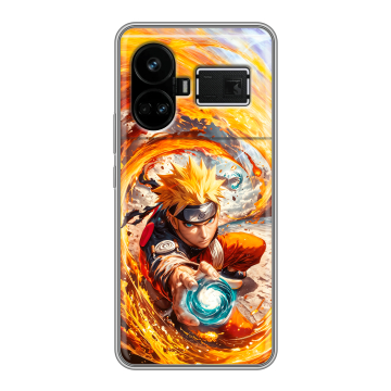 Силиконовый чехол на Realme GT5 с принтом Аниме Наруто Naruto Силиконовый чехол на Realme GT5 с принтом Аниме Наруто Naruto