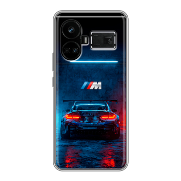 Силиконовый чехол на Realme GT5 с принтом BMW БМВ Силиконовый чехол на Realme GT5 с принтом BMW БМВ