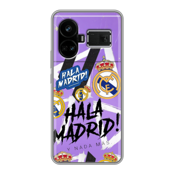 Силиконовый чехол на Realme GT5 с принтом Real Madrid Реал Мадрид Силиконовый чехол на Realme GT5 с принтом Real Madrid Реал Мадрид