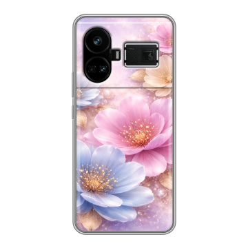Силиконовый чехол на Realme GT5 с принтом женский Силиконовый чехол на Realme GT5 с принтом женский